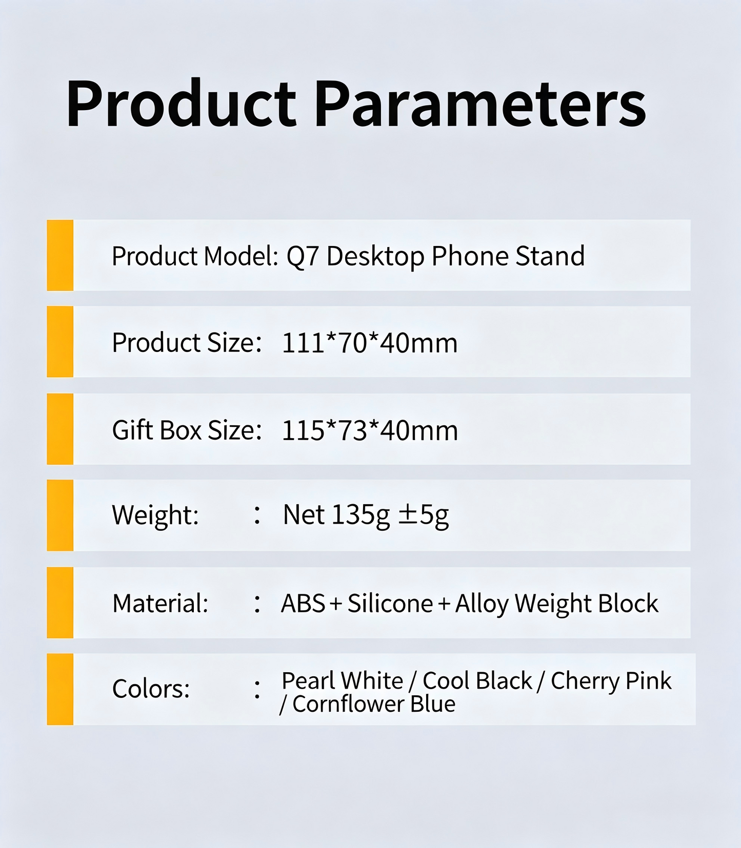 Portable Foldable Cell Phone Stand, Adjustable Desktop Tablet Holder for iPhone iPad All Smartphones