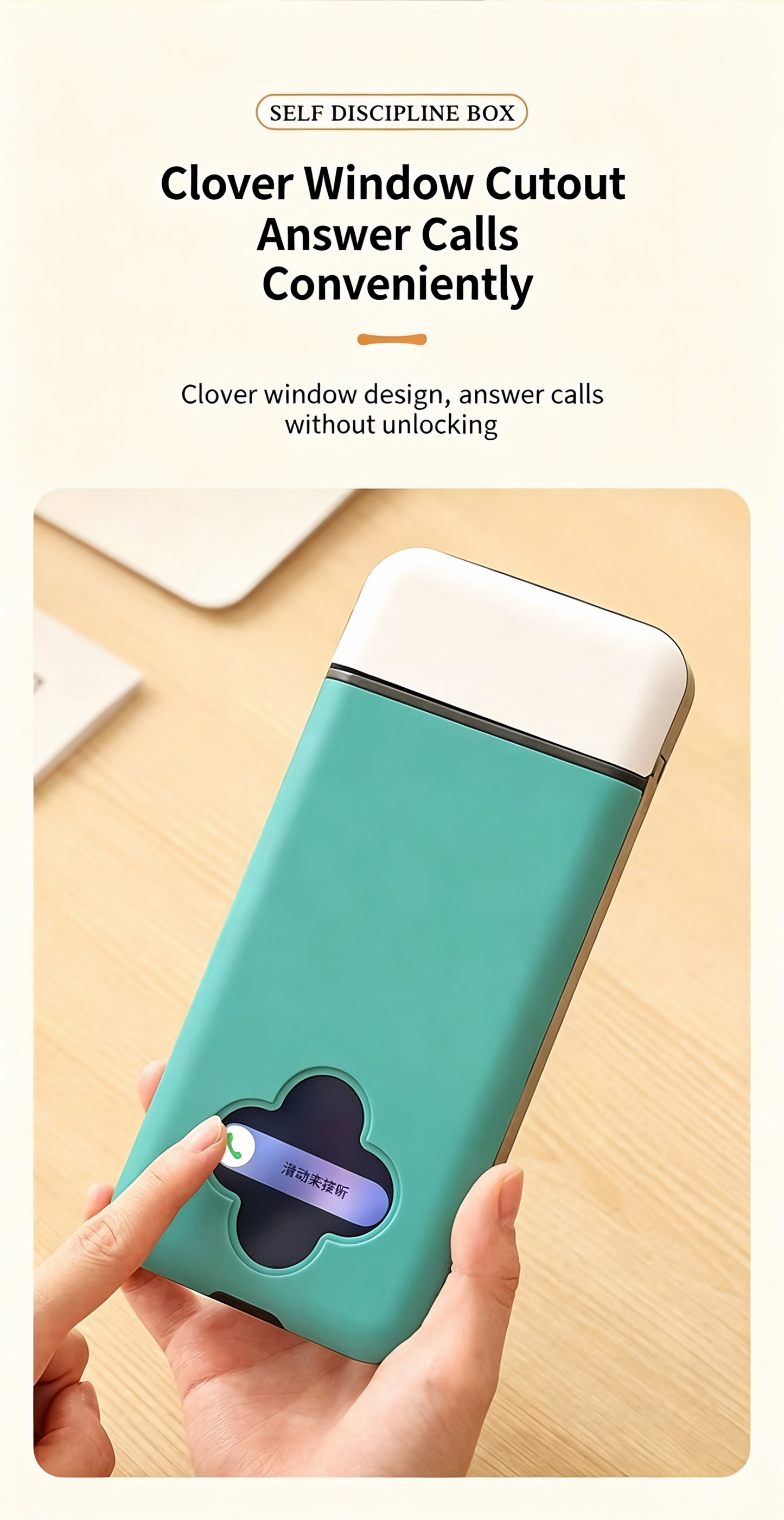 Timed Lock Box, Portable Phone Locker, Phone Self-Discipline Box